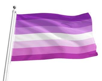 Femme Lesbian Pride Flag - 5 sizes, LGBTQ+ Pride Flag, ideal for pride marches, flagpoles, wall hanging, Free Shipping