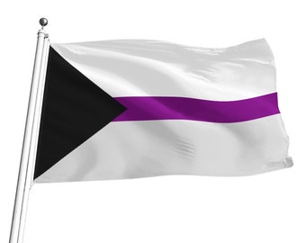 Bandiera Demiromantica 150x90cm &ndash; Bandiera Dell'Orgoglio LGBT Per Interni/Esterni