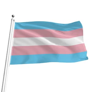 Transgender Pride Flag, top quality, 5 sizes, TG Pride Flag, LGBTQ+ Pride, ideal for pride marches, flagpoles, wall hanging, Free Shipping