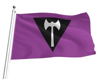Bandera del Orgullo Lésbico Labrys, 5 tamaños, Bandera del Orgullo LGBTQ+, ideal para marchas del orgullo, astas de bandera, para colgar en la pared, Envío gratuito a todo el mundo