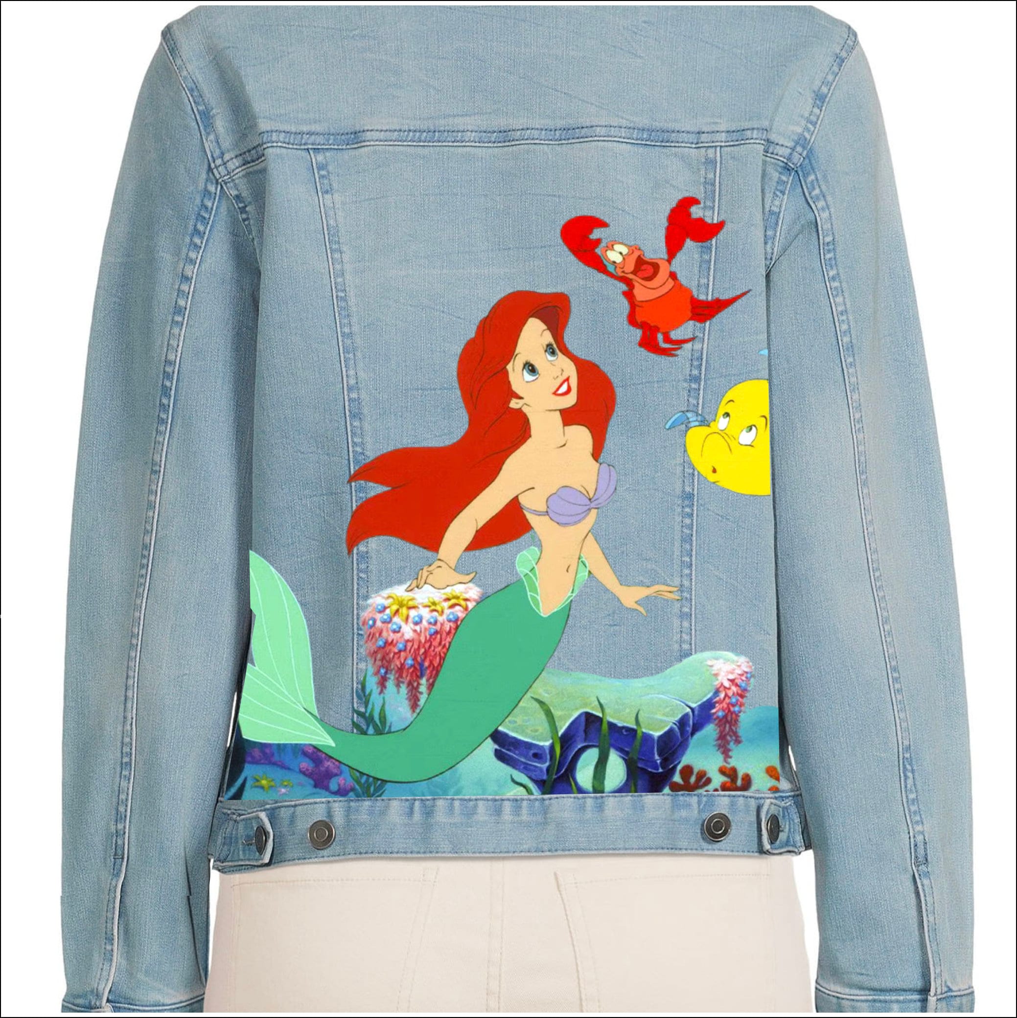 Ariel Painted Jacket - Etsy