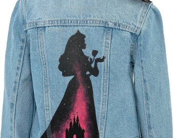【今週限定価格】　新品　Disneyシンデレラ　デニムジャケット　Lsize 今週限定価格】 新品 Disneyシンデレラ デニムジャケット Lsize