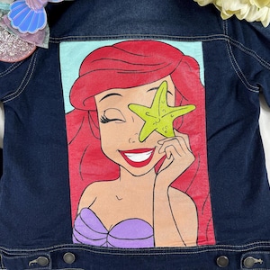Ariel Painted Jacket - Etsy