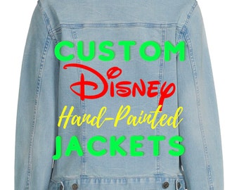 Chaquetas Disney personalizadas, ¡cualquier diseño que quieras! ¡Cualquier personaje!