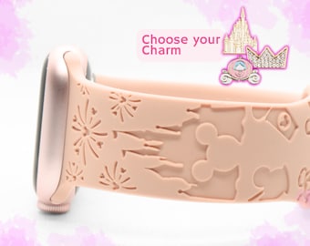 Disney Castle Theme Apple Watch Band | All sizes | Apple Watch Woman Silicone
