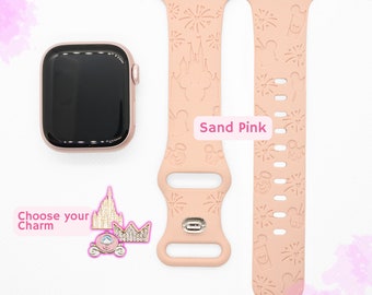 Disney Castle Theme Apple Watch Band | All sizes | Apple Watch Woman Silicone
