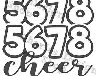 5678 Cheer SVG para Cricut