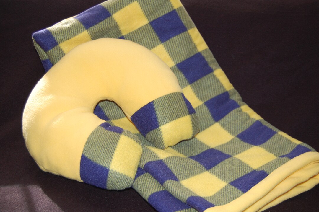 Fleece Blanket, Stadium Blanket, Neck Roll, Throw Blanket, Plaid Fleece