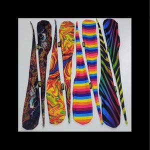 Trippy Poi Sock - Empty - Sold Individually As Pair - 4 Designs - Spandex Material