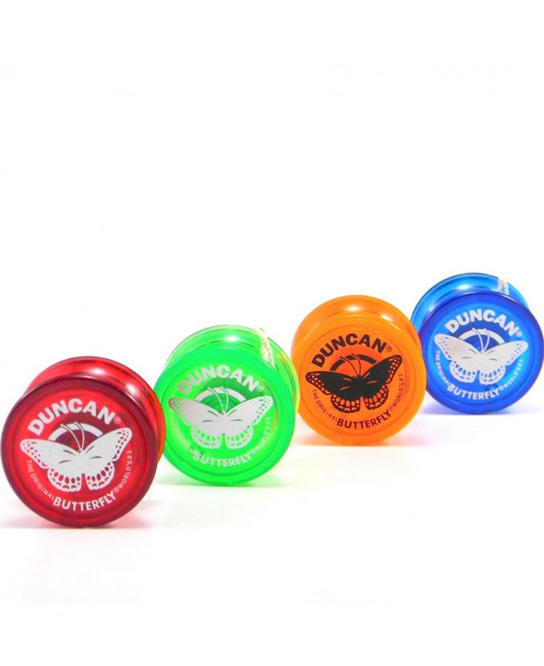 Duncan Butterfly Yoyo Beginner W/ Steel Axle, Fixed Sidecaps, Various