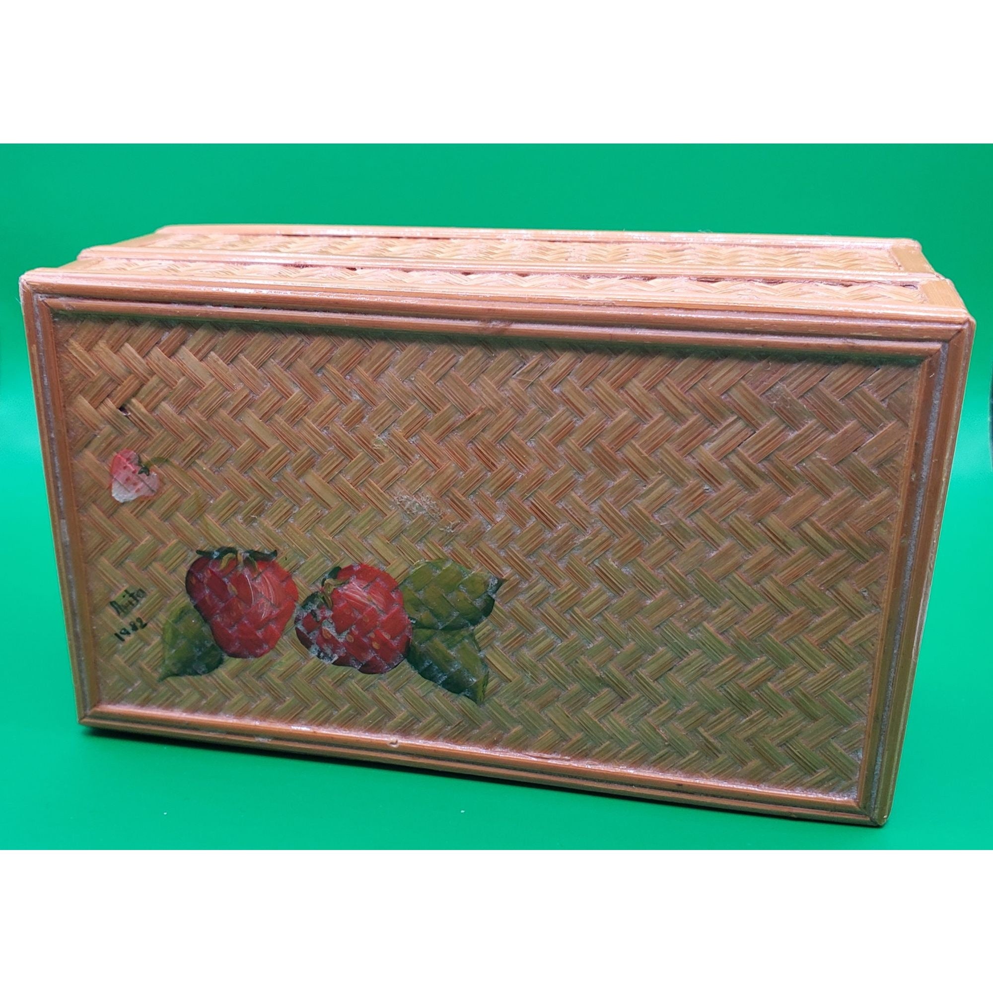 anita smocked bamboo bag