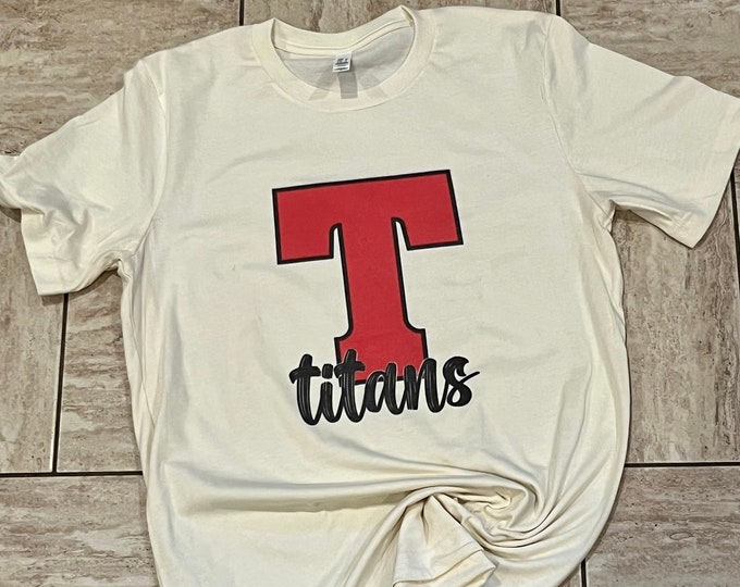 Titans Sports Shirt: Cheetah Lightning Bolt Design