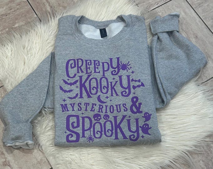 Creepy Kooky Spooky Vibes T-Shirt: Addams Family Halloween Shirt