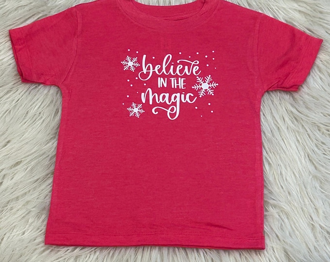 Believe in the Magic Christmas Shirt: Retro Holiday Tee