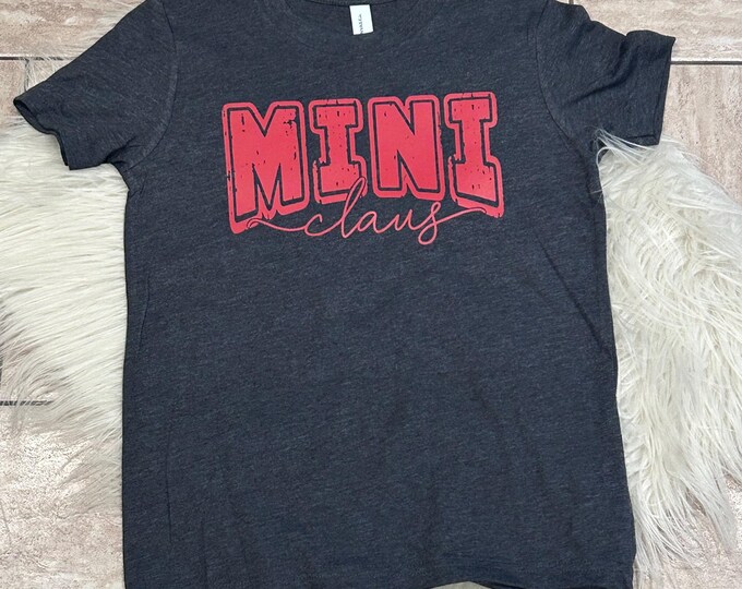 Mini Claus Christmas Shirt: Soft Cotton Blend