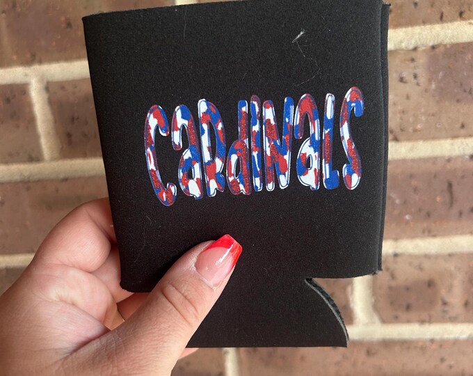 Cardinals Can Koozie: 12oz Regular Can Cooler