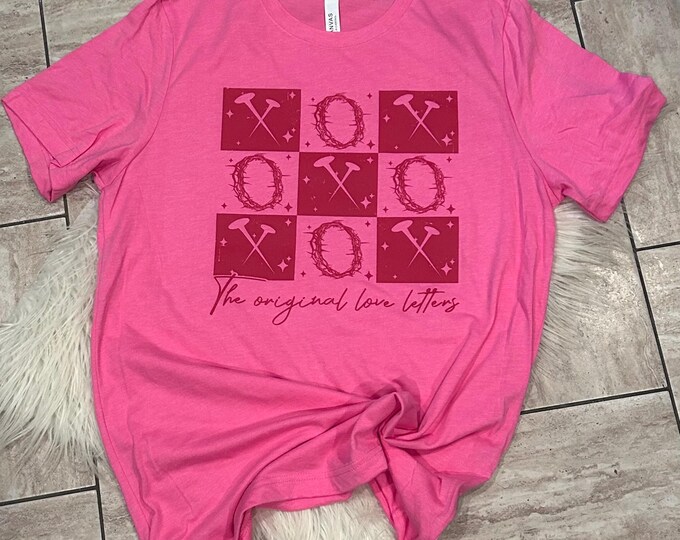 XOXO Love Letters Shirt: Valentine's Day Christian Tee