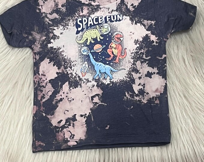 Space Dinosaur Kids Shirt: Fun Graphic Tee