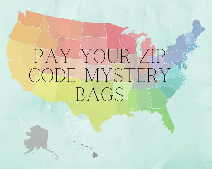 Custom Zip Code Mystery Goodie Bag