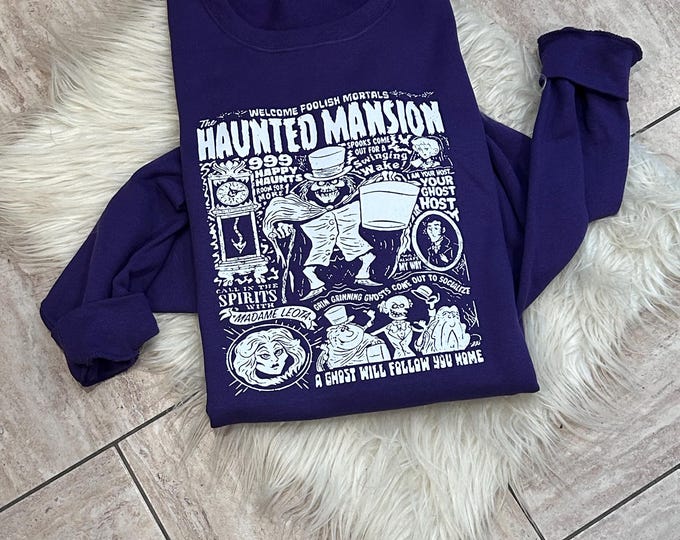 Halloween Haunted Mansion Graphic Tee