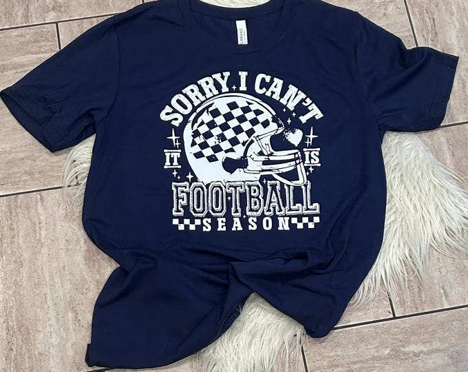 Retro Checker Football Season Shirt: Funny Sports Fan Tee