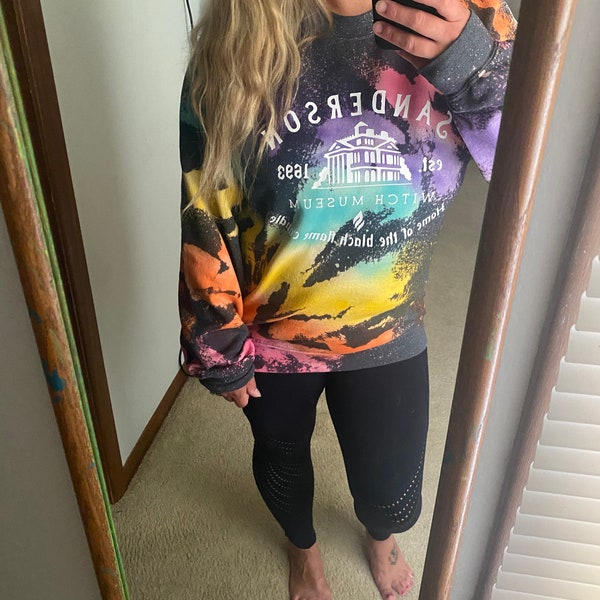 Witch Sweatshirt, Witch Tie Dye Sweatshirt, Sanderson Sweatshirt