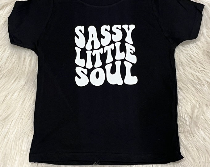 Sassy Little Soul Shirt: Kids Graphic Tee