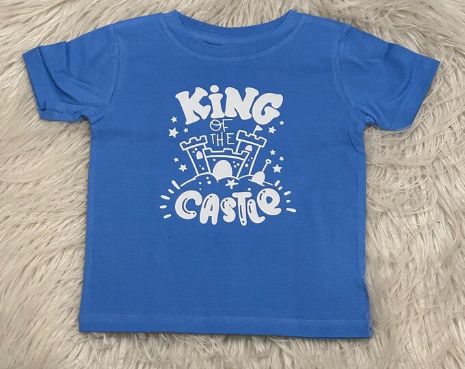 King of the Castle Kids Shirt: Summer Beach T-Shirt