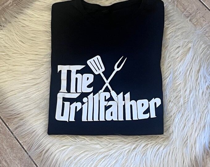 The Grillfather Shirt: Funny Dad BBQ Grilling Gift