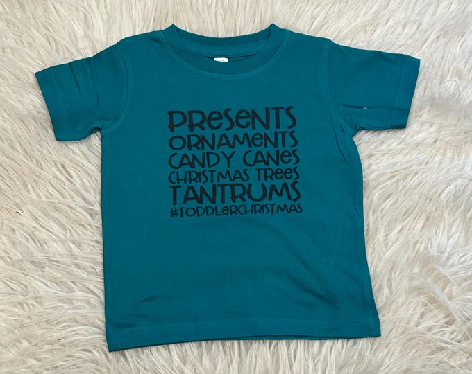 Toddler Christmas Shirt: Tantrums Holiday Tee