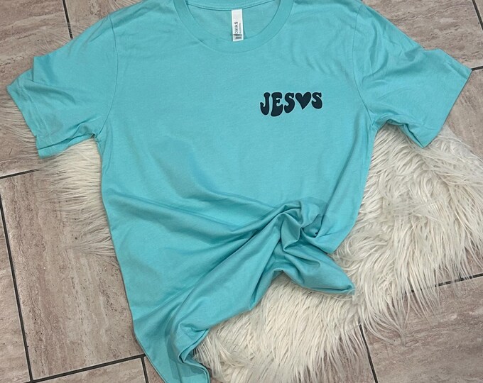 Jesus Has My Back Shirt: Christian Faith-Based Cotton Tee