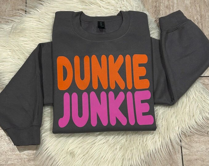 Coffee Addict Sweatshirt: Soft Cotton Blend, Crew Neck