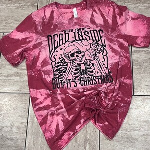 Dead inside but it’s Christmas Shirt, Dead Inside Sweatshirt, Funny Christmas Shirt. Funny Skeleton Christmas Shirt, Christmas Sweater,