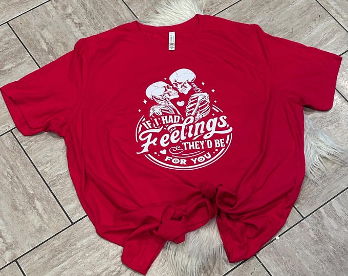 Skull Valentine's Day Shirt: Girly Skeleton Love Tee