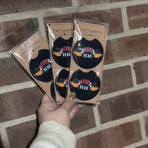 Friends theme Car Coasters, Car Coasters (Set of 2)