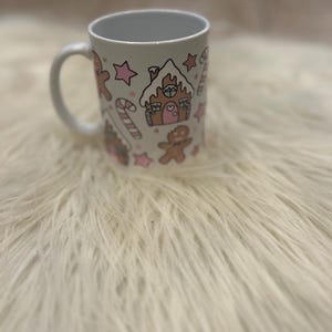 Coffee Mug, Gingerbread Mug, 11oz Coffee Mug, Christmas Mug