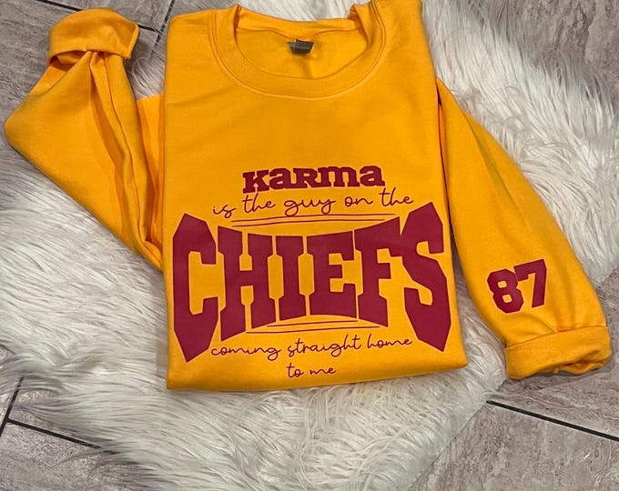 Chiefs Sweatshirt: Karma, Taylor's Boyfriend, Football Era