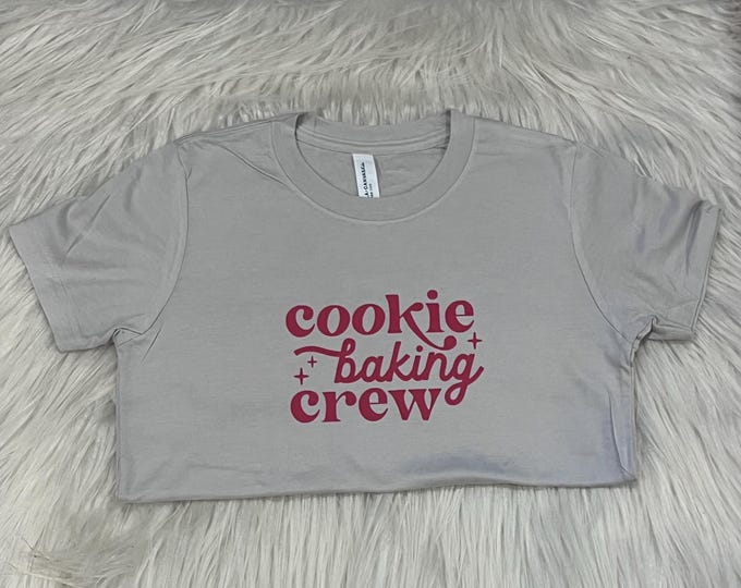 Cookie Baking Crew Shirt: Family Christmas Matching Shirt