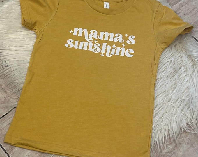 Mama's Sunshine Shirt: Kids Graphic Tee