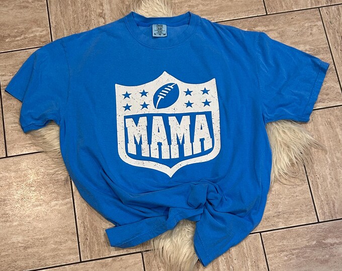 Football Mama Comfort Colors Shirt: Graphic Tee
