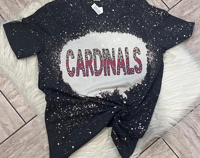 Bleached Cardinals Shirt: Sports Fan Tee