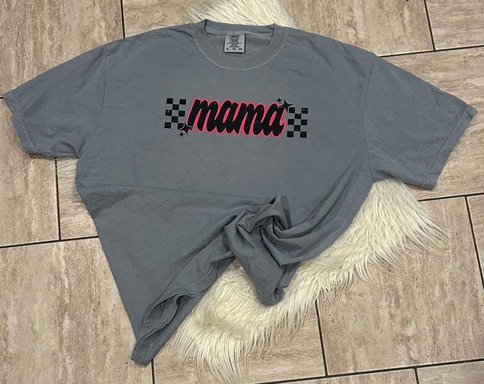 Mama T-Shirt, Shirts for Moms; Comfort Colors Mom T-Shirt