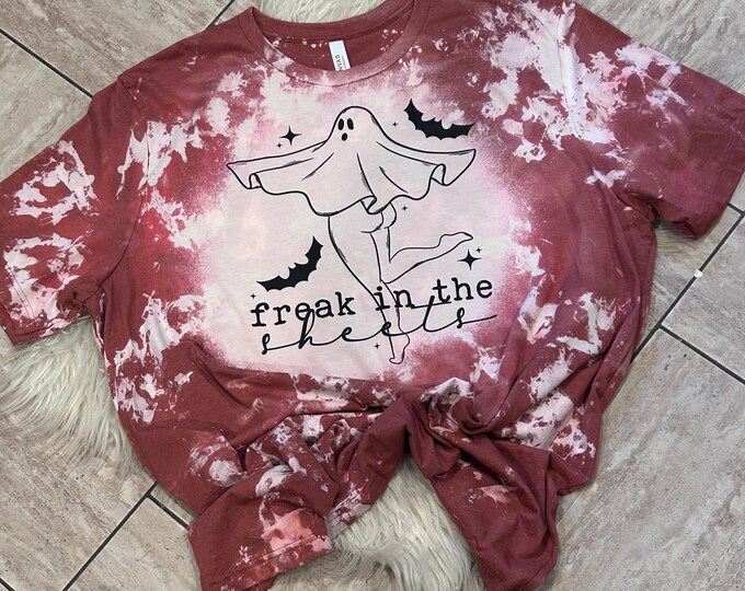 Freak In the Sheets Ghost Shirt - Halloween Costume Tee