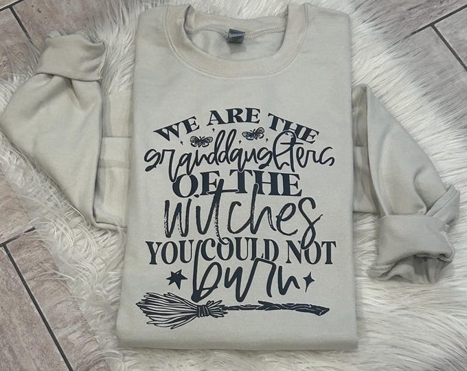 Granddaughters of Witches T-Shirt: Salem Witch Cotton Tee