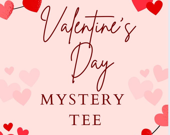 Valentine's Day Mystery T-Shirt: Bleached Graphic Tee