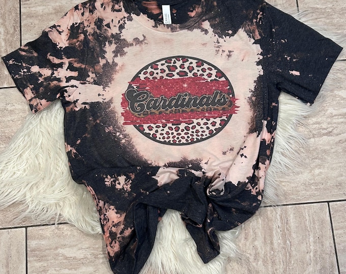 Cardinals Bleached Shirt: School Spirit Unisex Tee