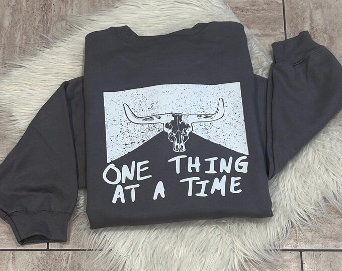 Retro Country Music Shirt: One Thing At A Time, Cowgirl Style
