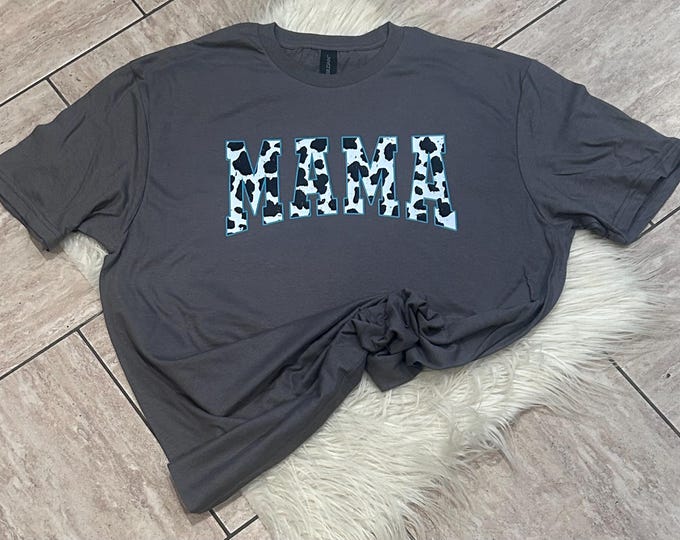 Western Cow Mama Shirt: Rodeo Graphic Tee