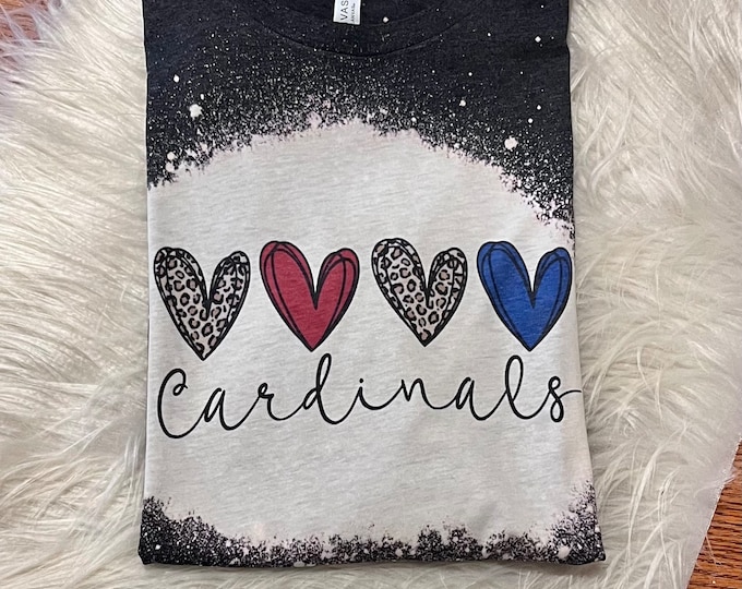 Bleached Cardinals Shirt: Sports Fan Tee