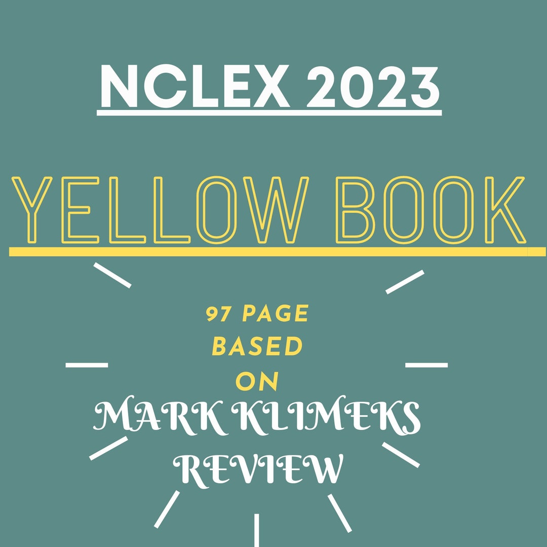 Yellow Workbooks Pdf based on Mark K NCLEX Review Yellow Book Fill in